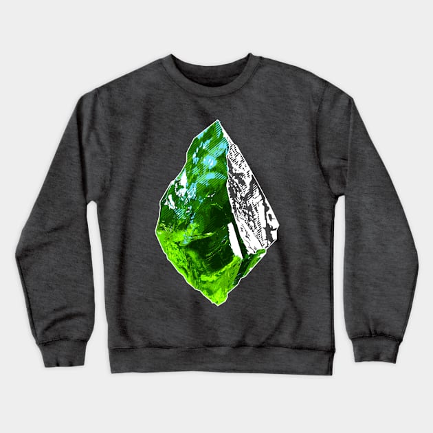 Peridot Crewneck Sweatshirt by eranfowler